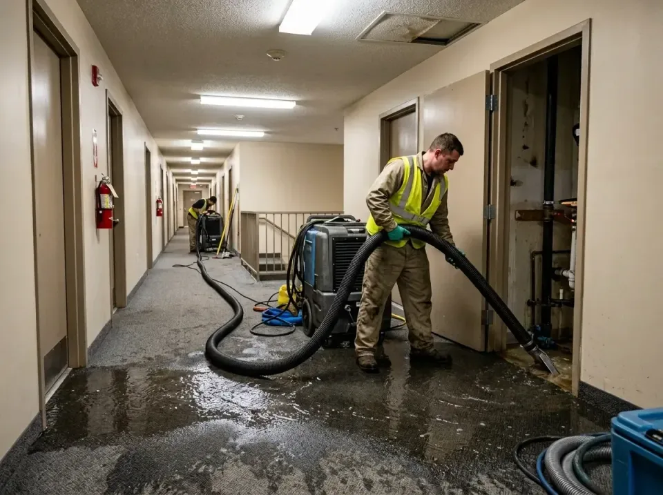 multi-unit-apartment-hallway-f-005 — frequently asked questions, Emergency Burst Pipe Water Extraction & Removal in Robinson…